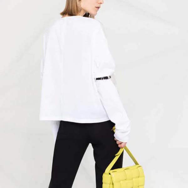 ★プラダ Tシャツ コピー★Re Nylon コットンTシャツ White F0009_S_202