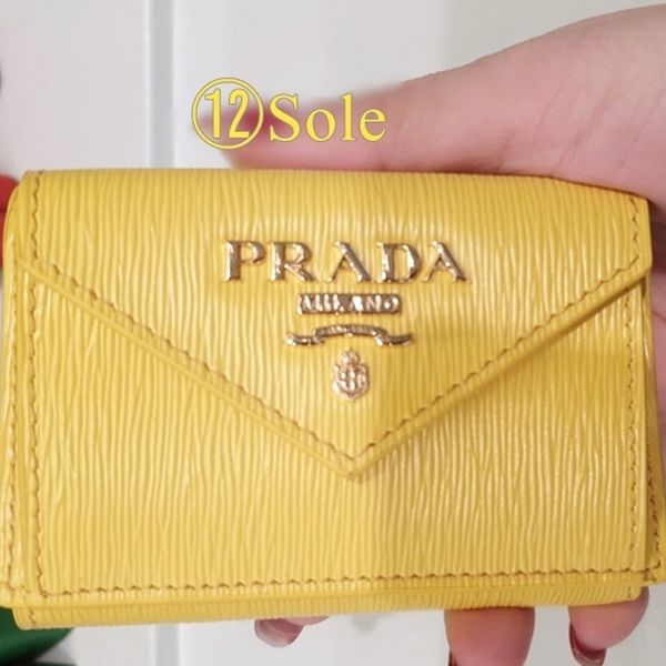 プラダ 財布 コピー 激安 *大人気かわいいミニ3つ折り財布*1MH021_2EZZ
