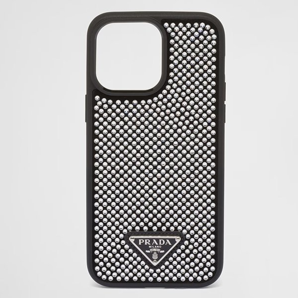 プラダ コピー☆クリスタル☆ iPhone 14/13 Pro Maxケース