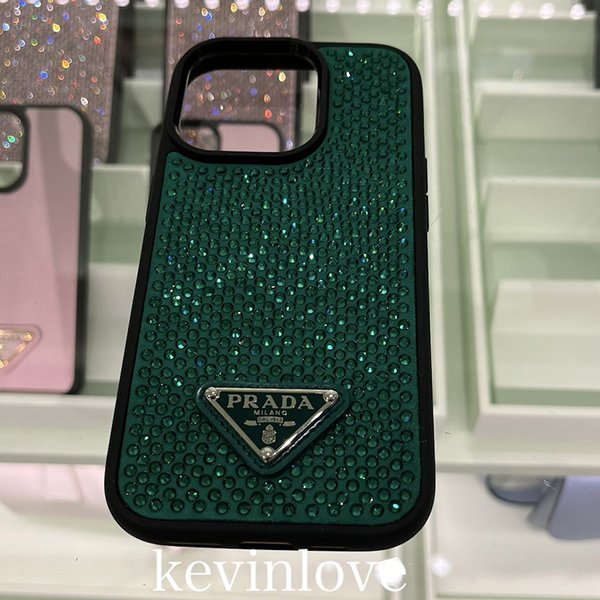 プラダ コピー☆クリスタル☆ iPhone 14/13 Pro Maxケース