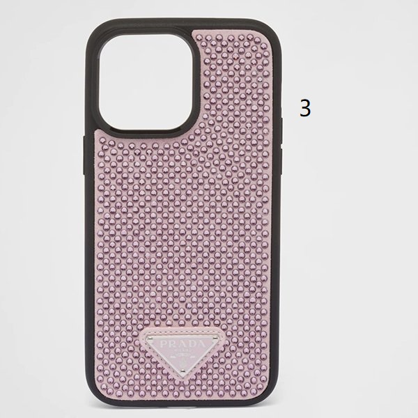 プラダ コピー☆クリスタル☆ iPhone 14/13 Pro Maxケース