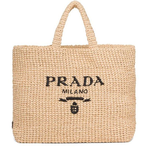 雑誌付録 プラダ ストローバッグ 偽物 プラダ かごバッグ 2023SS Raffiatotebag★ラフィアトートバッグ 1BG392_2A2T_F0018_V_OOL