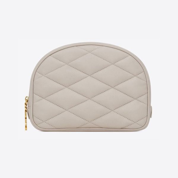 高品質 サンローラン* YSL ステッチ チャーム付 コスメポーチ コピーN6699371EL011000