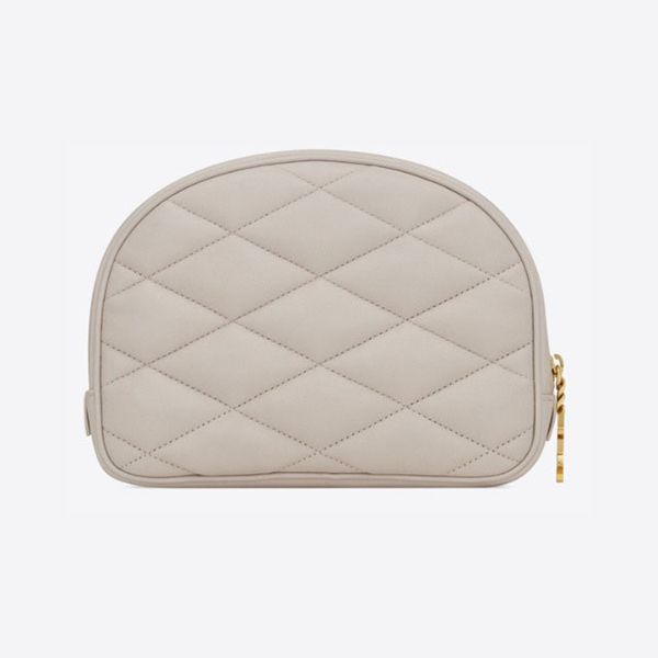 高品質 サンローラン* YSL ステッチ チャーム付 コスメポーチ コピーN6699371EL011000