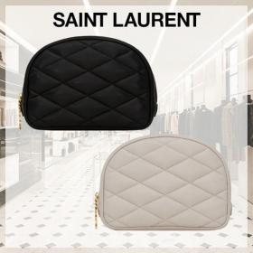 高品質 サンローラン* YSL ステッチ チャーム付 コスメポーチ コピーN6699371EL011000