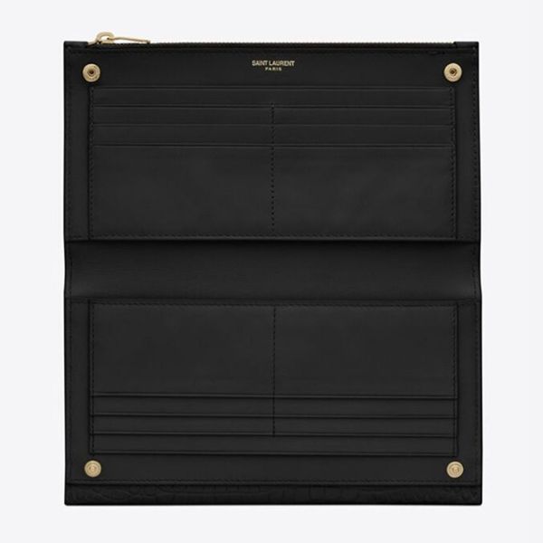 新作 ☆サンローラン☆アップタウンラージウォレット コピー 長財布582124DND1J9207