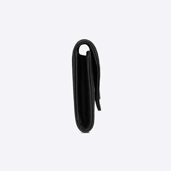 【サンローラン】キルティング ウォレット 偽物 二つ折り ミニ財布 6920521EL071000