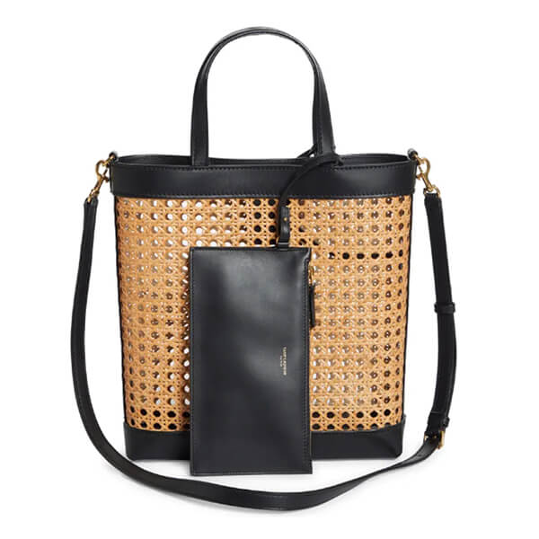 サンローラン かごバッグ 偽物★ Toy Wicker North/South Tote
