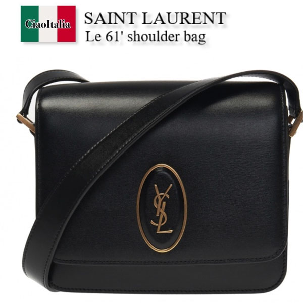 サンローラン ショルダーバッグ コピー サンローラン Le 61\' shoulder bag サンローランサドルル61 61710202G0W1000
