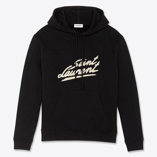 サンローラン パーカー 偽物 フィフティーズ シグネチャープリント 631826YBVB21095