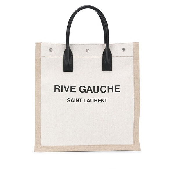  サンローラン トートバッグ 偽物 RIVE GAUCHE コットン リネン ノエ ユニセックス トートバッグ