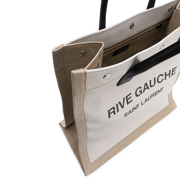  サンローラン トートバッグ 偽物 RIVE GAUCHE コットン リネン ノエ ユニセックス トートバッグ