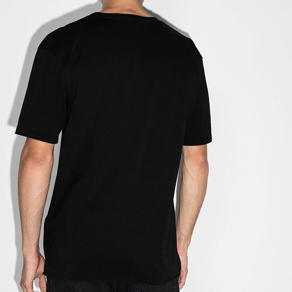 サンローラン tシャツ 偽物 メンズ サインロゴTシャツ オーバーサイズ480406YB1GN9787