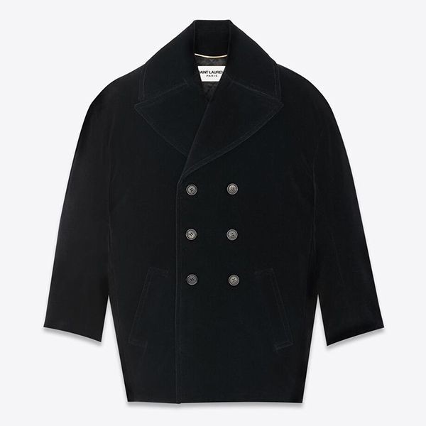サンローラン コピー YSL オーバーサイズ ピーコート 737220Y615W1000