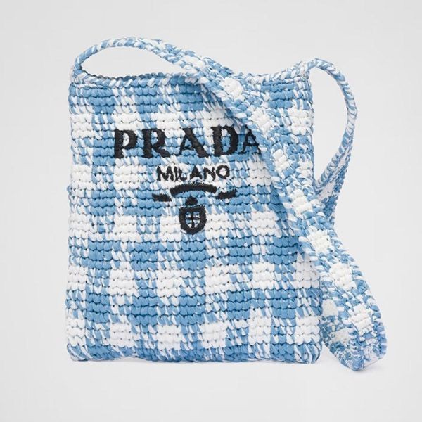 お早めに！プラダ 偽物 かご ラフィアバッグ ショルダーバッグ 刺繍 レタリングロゴ 2色 1BC1842A2TF0076VOOV
