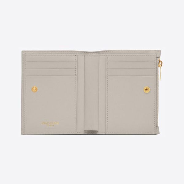 大人気☆サンローラン☆レザー＆クロコダイル コンパクト財布582296DND1J1000