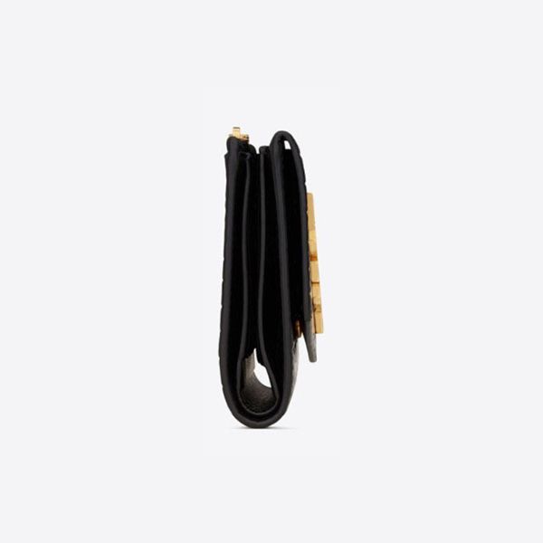 大人気☆サンローラン☆レザー＆クロコダイル コンパクト財布582296DND1J1000