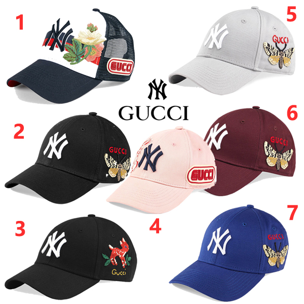 グッチxNew York Yankees グッチ ニューヨークヤンキース 偽物 キャップ
