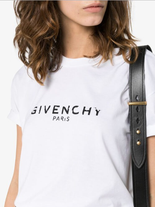 2020日本未発売新作 ジバンシィ偽物 GIVENCHY★レディスロゴ　Tシャツ