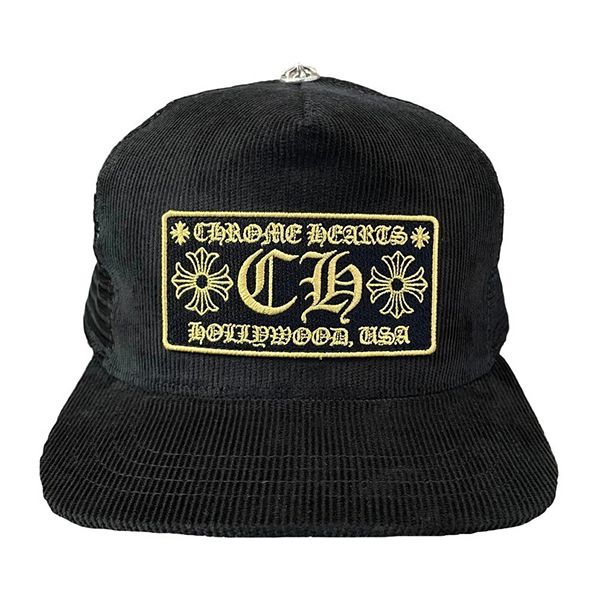 日本未入荷クロムハーツ キャップ コピー CH Hollywood Corduroy Trucker Hat