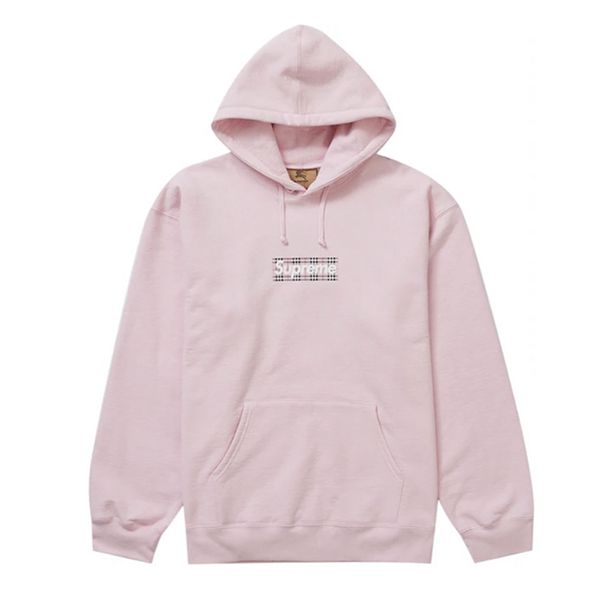 最強コラボ シュプリーム  バーバリー 偽物 ボックスロゴフーディ スーパーコピー
