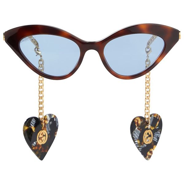 ★グッチ メガネ スーパーコピー★Tortoiseshell cat-eye ラウンドサングラス