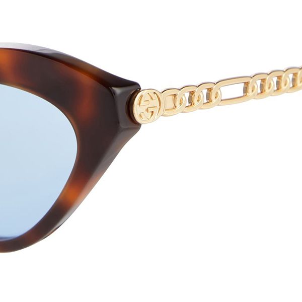 ★グッチ メガネ スーパーコピー★Tortoiseshell cat-eye ラウンドサングラス