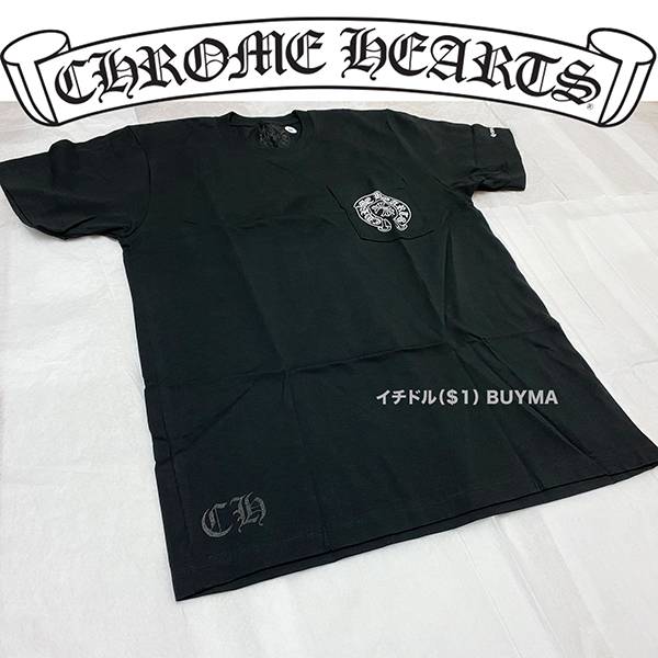 クロムハーツ Tシャツコピー CH Horseshoe Tee Black 累積売上総額第１位