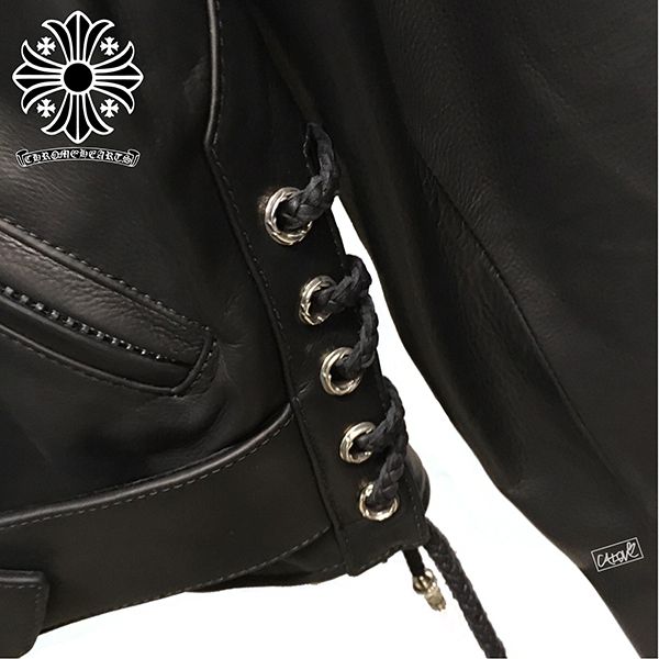 クロムハーツ エルメス コラボ 偽物【JJ DEAN】◆レザージャケット 最新で絶対欲しい