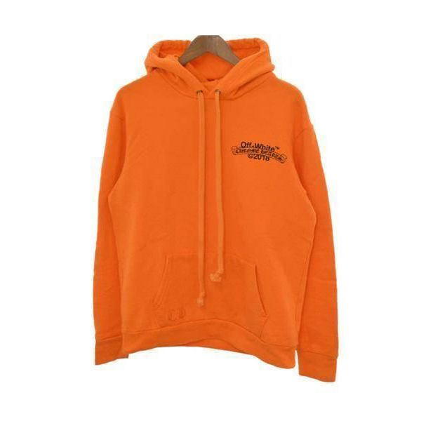 【超プレミア】OFF-WHITE x クロムハーツ 偽物 スウェット パーカー