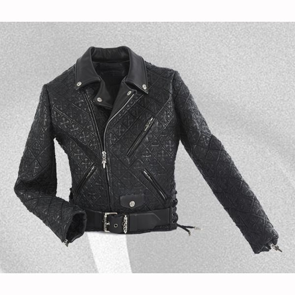 クロムハーツ スーパーコピー Chrome Hearts JJ Dean Mathematical ライダースジャケット 完売人気☆上品