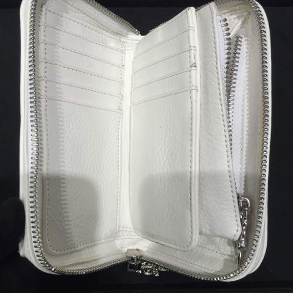 クロムハーツ 偽物 REC F ZIP MINI/ホワイト財布 激安