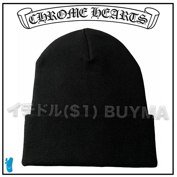 クロムハーツ ニット帽 偽物 MATTY BOY BEANIE 帽子 NEW YORK NY