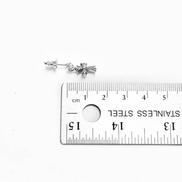 クロムハーツ ピアス 偽物 2020SS新作 CH Drop Stack CH Cross ピアス