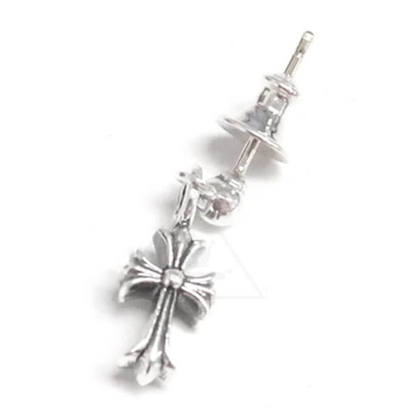 クロムハーツ ピアス 偽物 2020SS新作 CH Drop Stack CH Cross ピアス