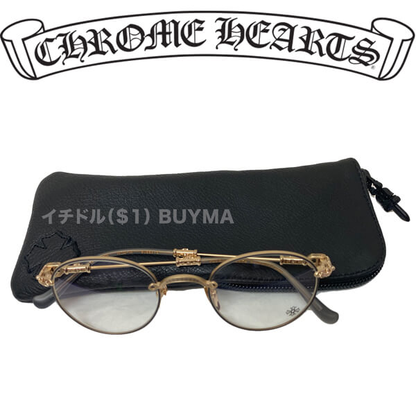クロムハーツメガネコピー BUBBA Orb/Matte Gold メガネ 眼鏡