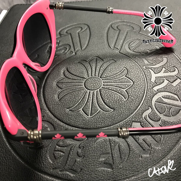 クロムハーツ サングラス コピー【Titsicle サングラス】*◆BLK×PINK*