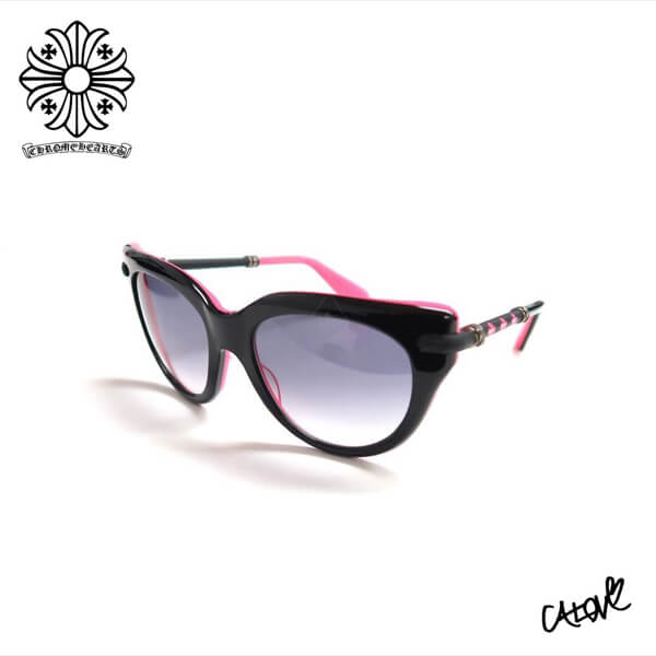 クロムハーツ サングラス コピー【Titsicle サングラス】*◆BLK×PINK*