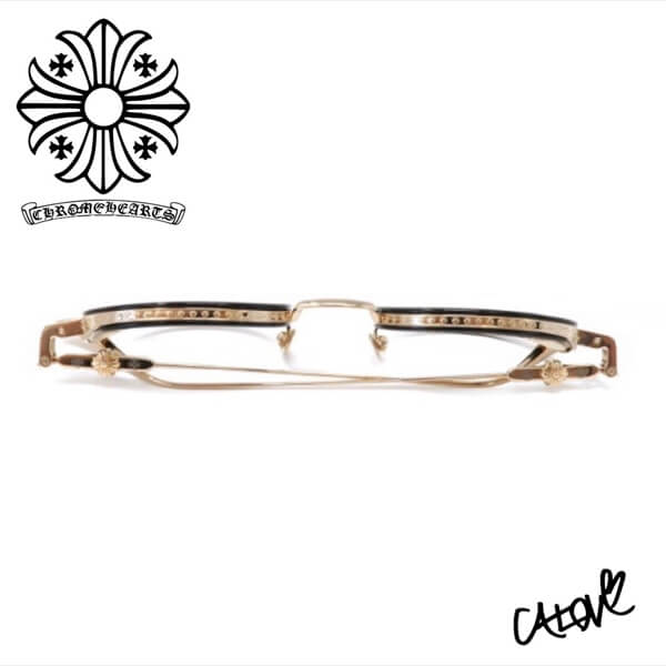クロムハーツ メガネ パロディ【Opti Gush Glasses】CHプラス◆メガネ