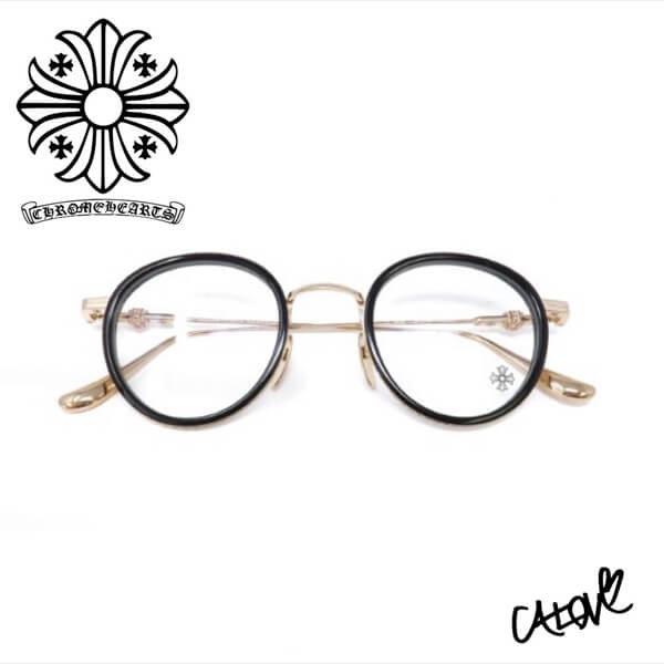 クロムハーツ メガネ パロディ【Opti Gush Glasses】CHプラス◆メガネ