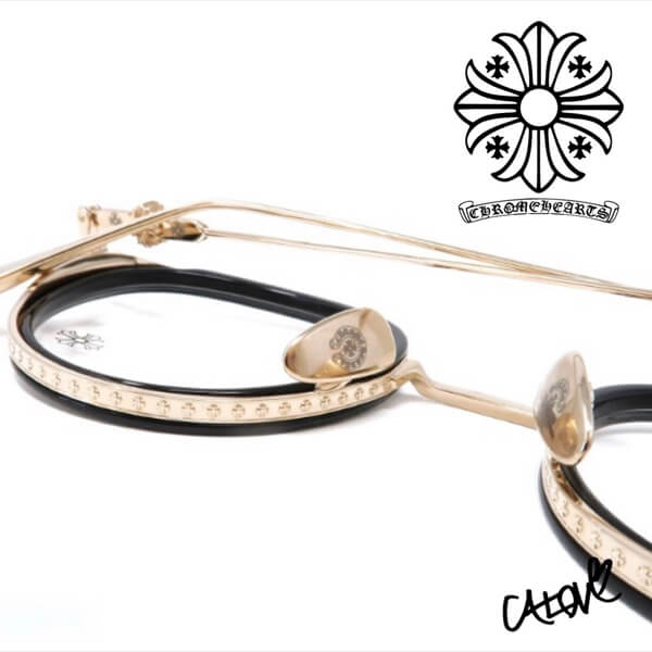 クロムハーツ メガネ パロディ【Opti Gush Glasses】CHプラス◆メガネ
