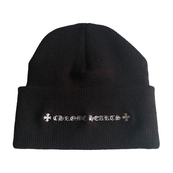 クロムハーツ ビーニー 偽物 Matty Boy Chomper Beanie Black