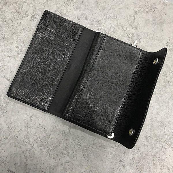 クロムハーツ 財布 コピーウェーブ クロスボタン