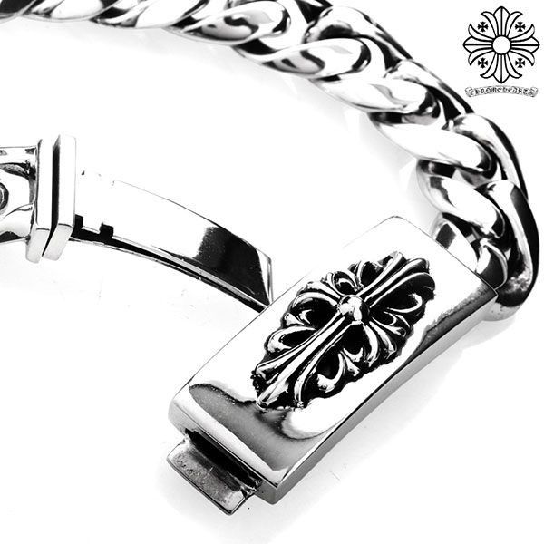 高品質クロムハーツ idブレスレットコピー Floral Cross フローラルクロス ブレスレット