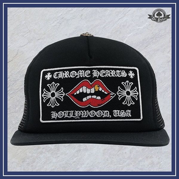 クロムハーツ Chomper Hollywood Trucker Hat キャップw23033001