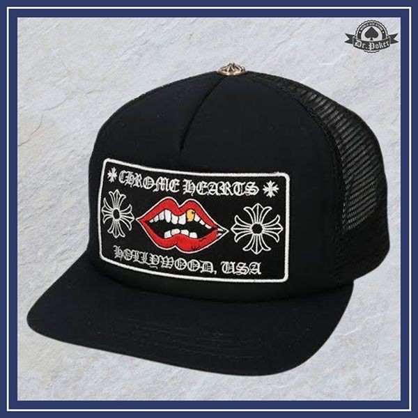 クロムハーツ Chomper Hollywood Trucker Hat キャップw23033001