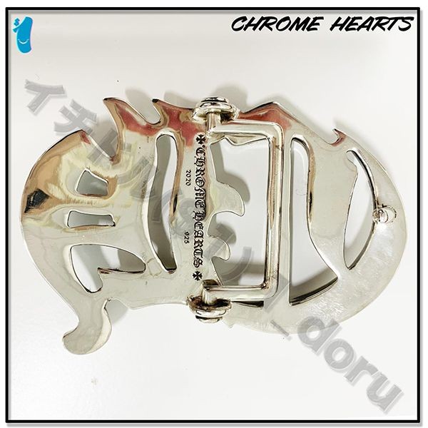お早めにクロムハーツ CH バックル ベルト偽物 ゴールド シルバー Belt
