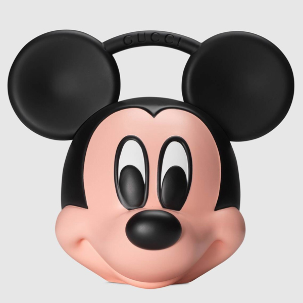ミッキーマウス 偽物 2021新作★グッチ コピー ミッキーマウス ロゴトップハンドルバッグ