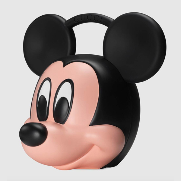 ミッキーマウス 偽物 2021新作★グッチ コピー ミッキーマウス ロゴトップハンドルバッグ