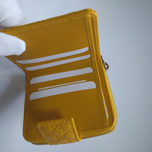 大人気 グッチ 財布 偽物 GG シマ レザー折りたたみ コンパクト財布449395 BMJ1G